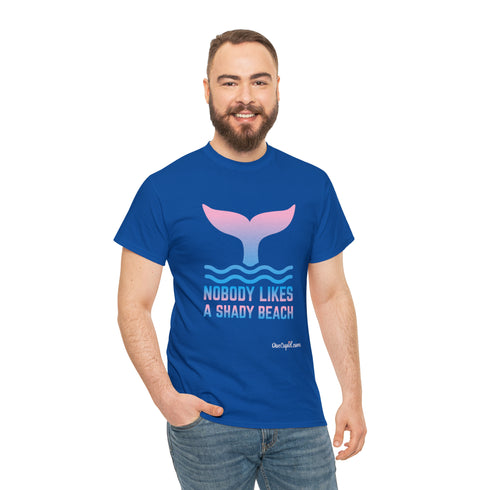 "Nobody likes a shady beach" Relaxed Fit T-shirt